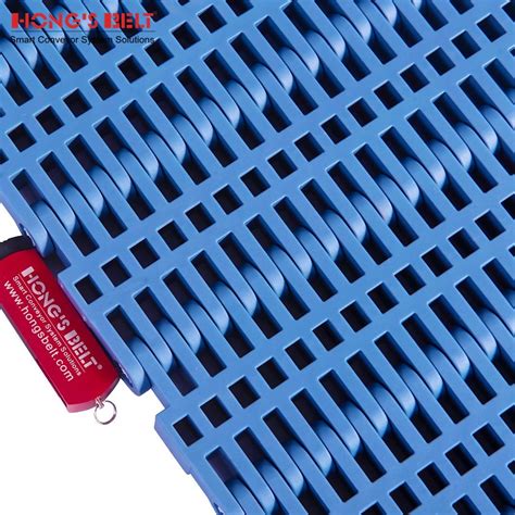 Hongsbelt HS 3600b Flush Grid Modular Conveyor Belt Plastic Belt For