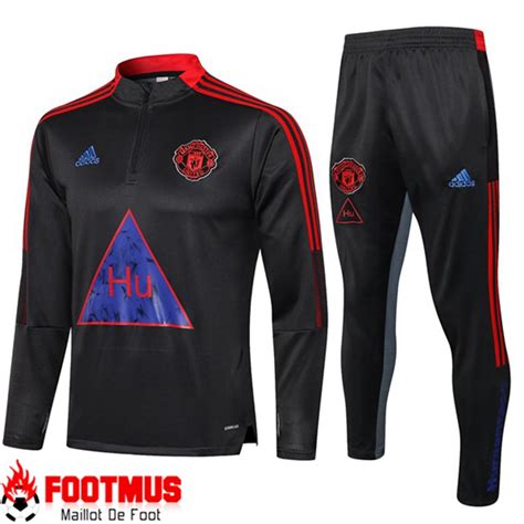 Boutique Ensemble Survetement De Foot Veste Manchester United Rouge