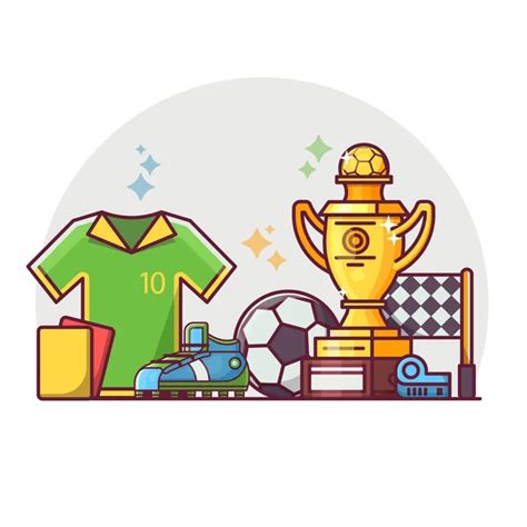 100 000 サッカーのトロフィー Vector Images Depositphotos