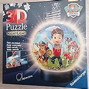 Ravensburger 3D Puzzle 11842 Nachtlicht Puzzle Ball Paw Patrol 72