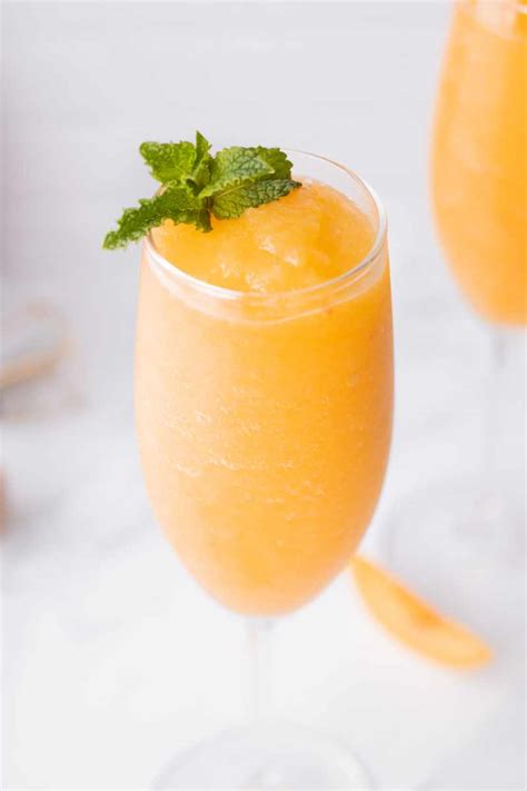 The Best Peach Bellini Recipe Quick And Easy Wholefully