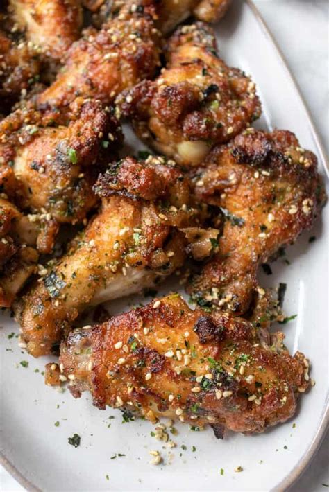 Furikake Chicken Wings Gluten Free With Paleo Options A Dash Of Dolly