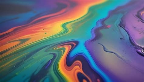 Premium Photo Colorful Oil Slick Background