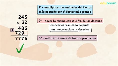 Multiplicaci N Por N Meros De Dos Cifras Matem Ticas Primaria