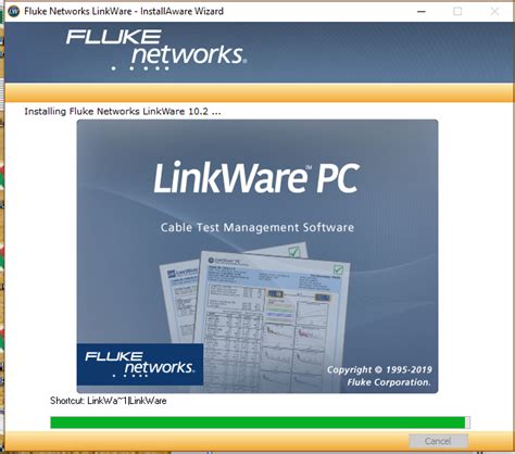 Linkware Pc Installation Screens Fluke Networks