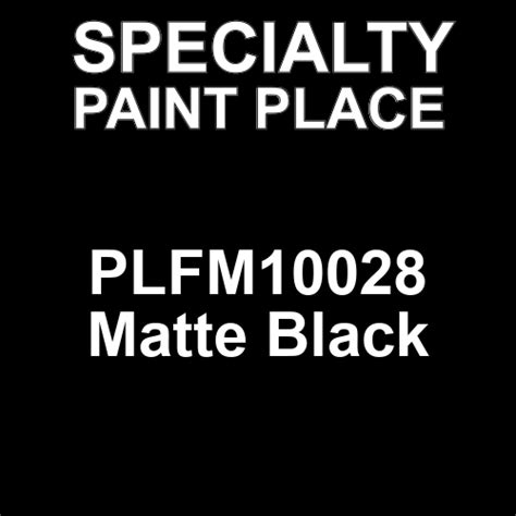 PLFM10028 Matte Black IFS Touch Up Paint 16oz Aerosol Spray Can