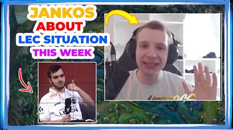 Jankos About LEC Situation This Week Best League YouTube