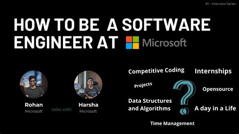 How To Get A Software Engineering Job At Microsoft Youtube