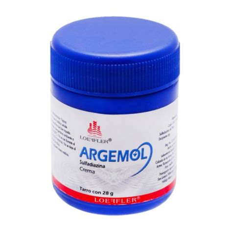 Argemol Sulfadiazina De Plata 1 Crema Con 28 G Farmacia Sanorim