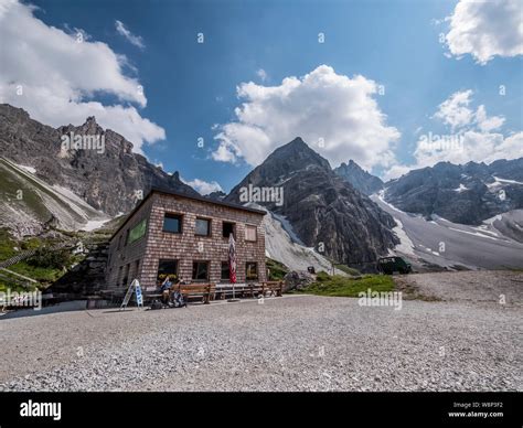 The Tribulaun Hut Mountain Refuge In The Heart Of The Tribulaun