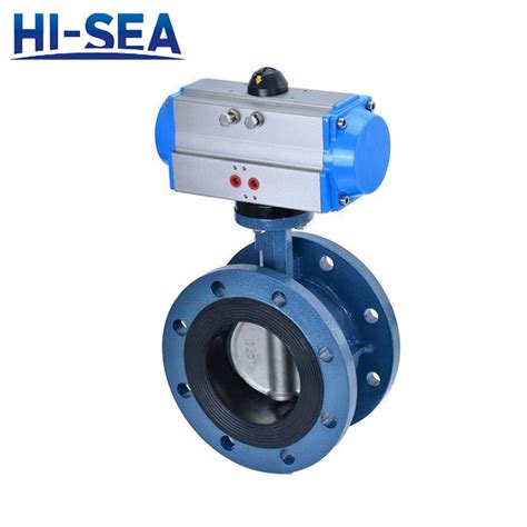 Flange Pneumatic Butterfly Valve