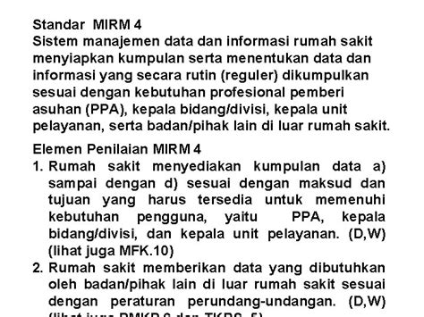 MANAJEMEN INFORMASI DAN REKAM MEDIK MIRM MANAJEMEN INFORMASI