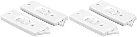 Prime Line F 2599 3 3 8 In White Plastic Window Lock With Spring