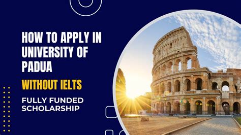 How To Apply In University Of Padua 2023 2024 Step By Step No IELTS