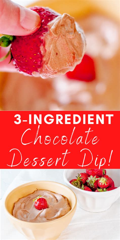 3 Ingredient Easy Chocolate Fruit Dip Artofit