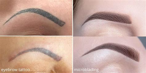 Permanent Makeup Eyebrows Vs Microblading | Saubhaya Makeup