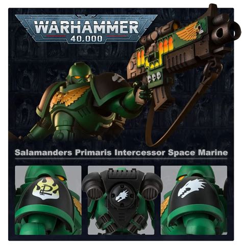 Bandai Warhammer K Imperial Fists And Salamanders Intercessor Pre