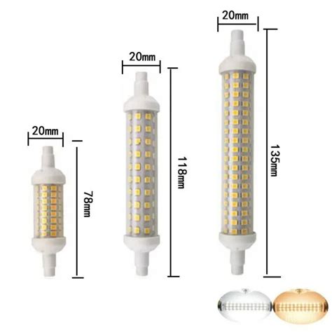 R7S LED 78mm 118mm 135mm Light Bulb 10w 15w 20w SMD 2835 Lampada LED