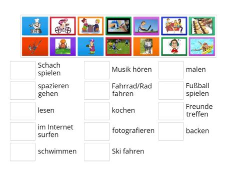 Menschen A1 Lektion 7 Wortschatz Match Up