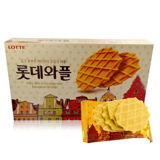 Lotte Korea Rich Butter Taste European Waffle G Shopee Philippines