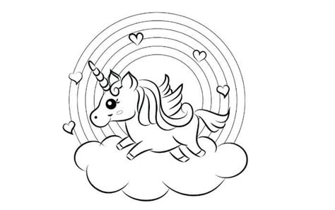 11 Gambar Unicorn Lucu Berwarna Dan Sketsa Broonet