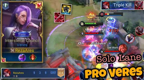 Veres Pro Gameplay Solo Lane Beast With New Build Arena Of Valor