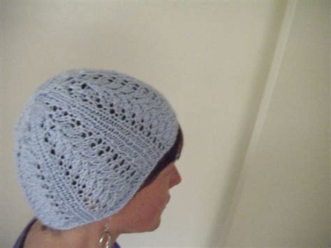 Ravelry Ribbing And Lace Chemo Caps Pattern By Heather Tucker