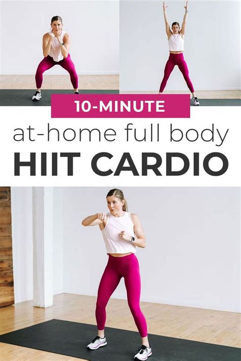 10 Minute Beginner Cardio Workout At Home Video Nourish Move Love In 2021 Beginner Cardio