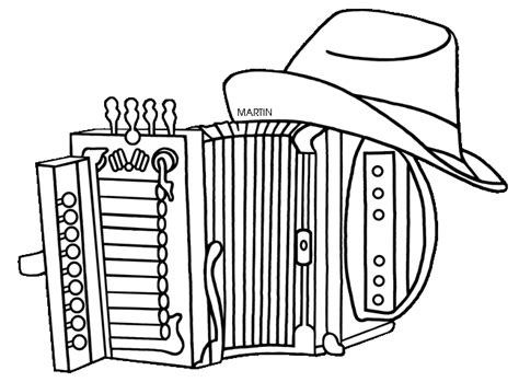 Cajun Accordion Clipart