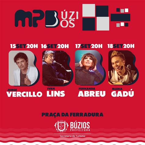 Búzios Praça da Ferradura recebe grandes nomes da MPB ErreJota Costa