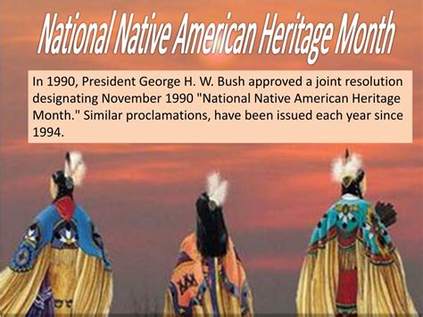 PPT National Native American Heritage Month PowerPoint Presentation