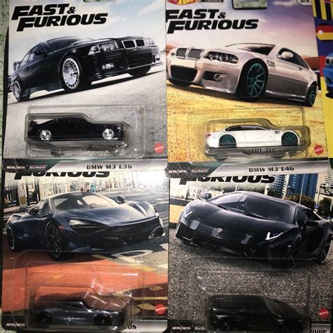 HOT WHEELS FAST AND FURIOUS SET BMW M3 And Lamborghini Aventador Mclaren 720s On Carousell