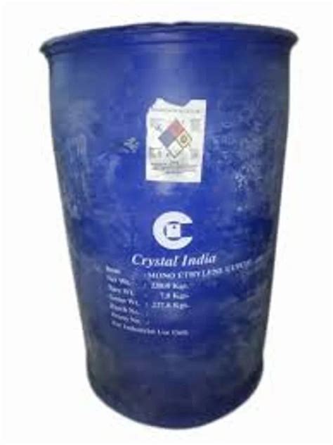 Industrial Grade MONO ETHYLENE GLYCOL MEG 230 Kg Drum 99 At Rs 80 Kg