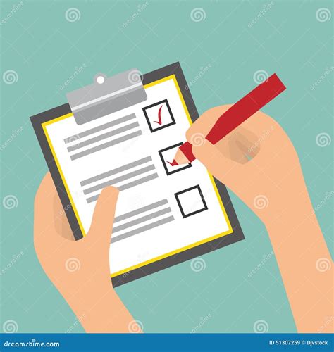 Survey Design Vector Illustration Stock Vector Illustration Of