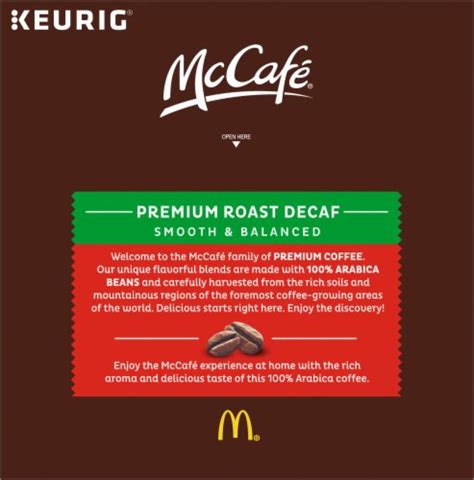 Mccafé® Premium Roast Medium Roast K Cup Coffee Pods 32 Ct Kroger