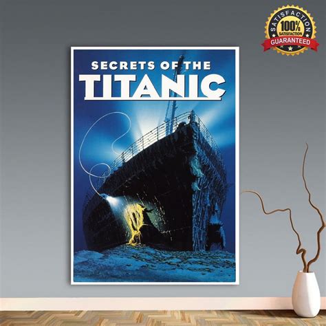 Vintage Titanic Movie Poster RMS Secrets Of The Titanic Posters