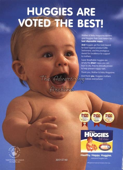 Pin on Retro Huggies Ads