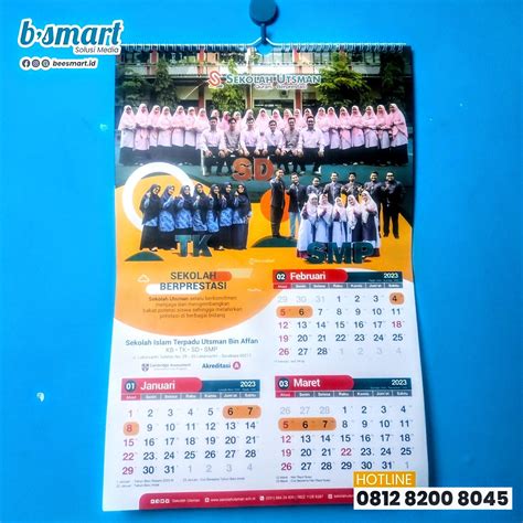 Cetak Kalender Dinding Custom Sidoarjo Tribun Jualbeli