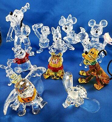 Swarovski Crystal Disney 12 Figurines W Original Boxes And COA Mint