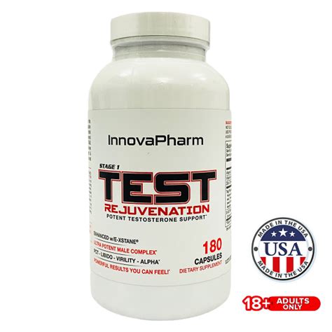 Innovapharm Stage 1 TEST Rejuvenation Testosterone Booster Multivitamin