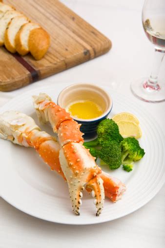 Alaskan King Crab Seafood Dinner Stock Photo Download Image Now