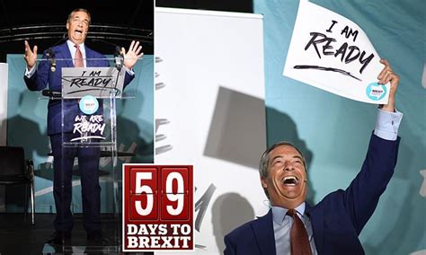 Nigel Farage Says Brexit Party Is Prepared For A Snap Election As He