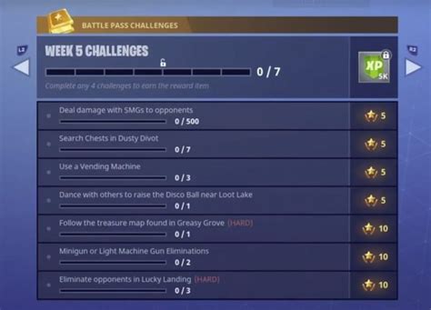 Fortnite Season 4 Week 5 Challenges Fortnite Insider