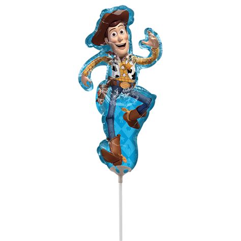 Mini Shape Toy Story 4 Woody Foil Balloon A30 Airfilled 17 Cm X 33 Cm