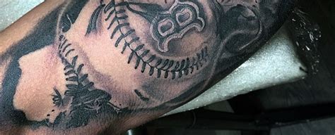 40 Baseball Tattoos For Men - A Grand Slam Of Manly Ideas