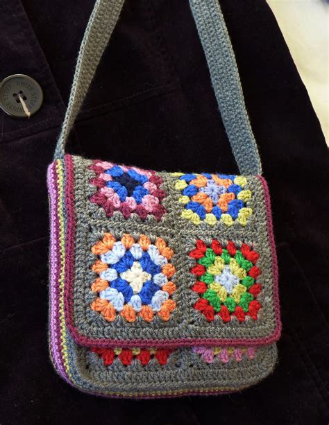 Crochet Messenger Bag Free Pattern