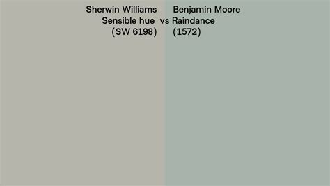 Sherwin Williams Sensible Hue Sw 6198 Vs Benjamin Moore Raindance