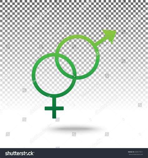 Sex Symbol Sign Vector Green Gradient Stock Vector Royalty Free 650577511 Shutterstock