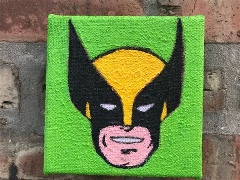 Wolverine Face Painting Xmen Comic Book - Etsy