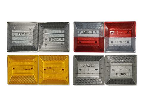 Model AA ARC II 4 X4 Reflective Raised Pavement Markers Alpine